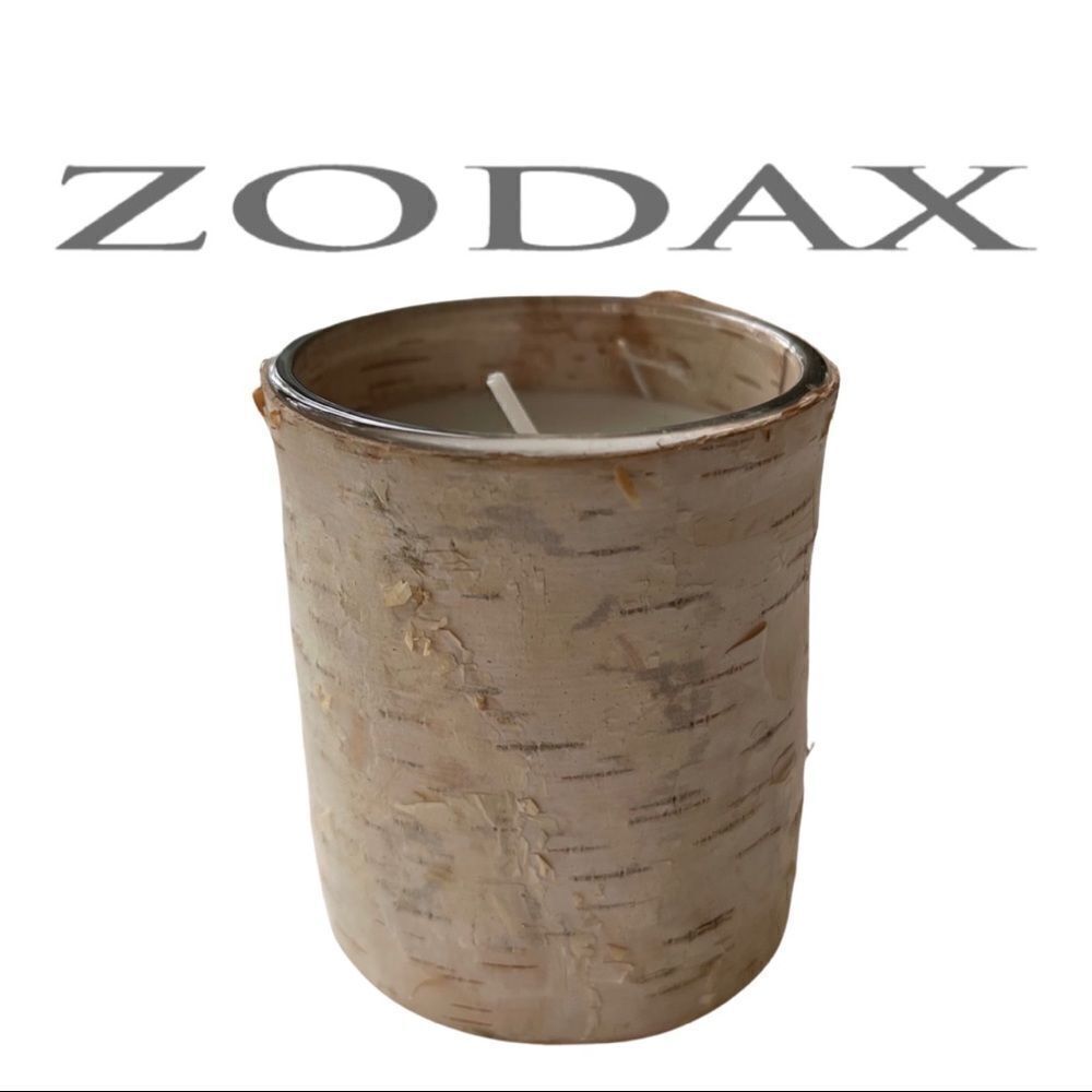 Zodax Birchwood Fragrance Free Candle • NWT